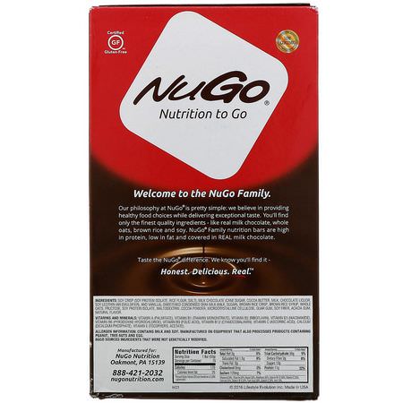 NuGo Nutrition, Nutritional Bars, Snack Bars