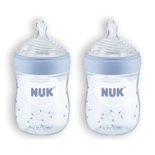 NUK, Simply Natural, Bottles, Boy, 0+ Months, Slow, 2 Pack, 5 oz (150 ml) Each Review