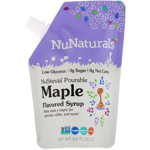 NuNaturals, NuStevia, Pourable Maple Flavor Syrup, 6.6 fl oz (.2 l) Review