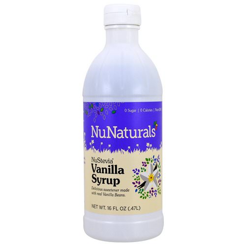 NuNaturals, NuStevia, Vanilla Syrup, 16 fl oz (47 l) Review