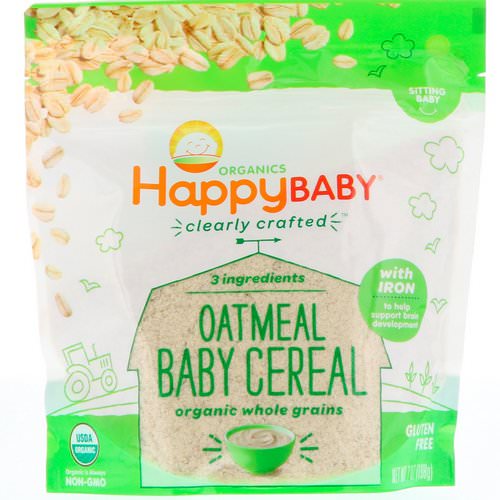 Happy Family Organics, Clearly Crafted, Oatmeal Baby Cereal, 7 oz (198 g) Review