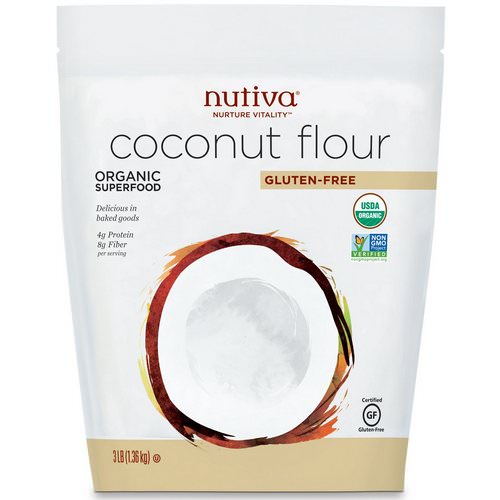 Nutiva, Organic, Coconut Flour, Gluten Free, 3 lb (1.36 kg) Review