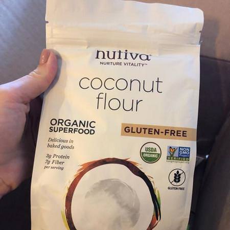 Nutiva, Organic Coconut Flour, Gluten Free, 1 lb (454 g) Review