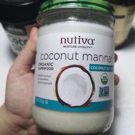 Organic, Coconut Manna, Pureed Coconut