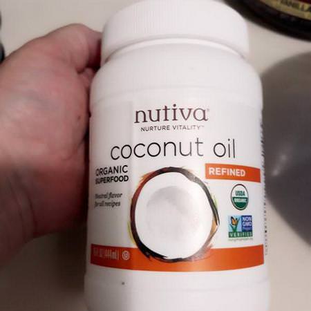 Nutiva, Organic Coconut Oil, Refined, 15 fl oz (444 ml) Review