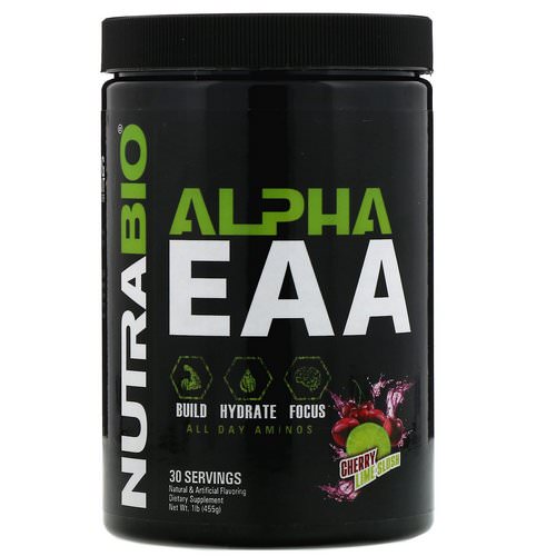 NutraBio Labs, Alpha EAA, Cherry Lime Slush, 1 lb (455 g) Review