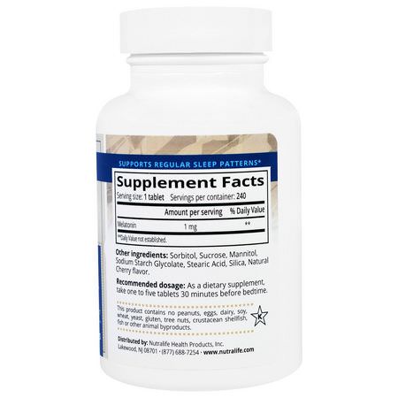 Condition Specific Formulas, Melatonin, Sleep, Supplements