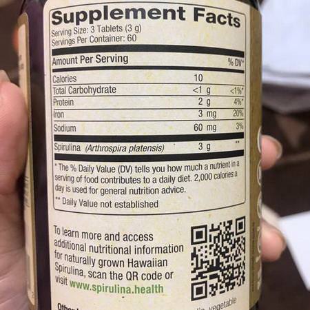 Nutrex Hawaii, Pure Hawaiian Spirulina, 3,000 mg, 180 Tablets Review