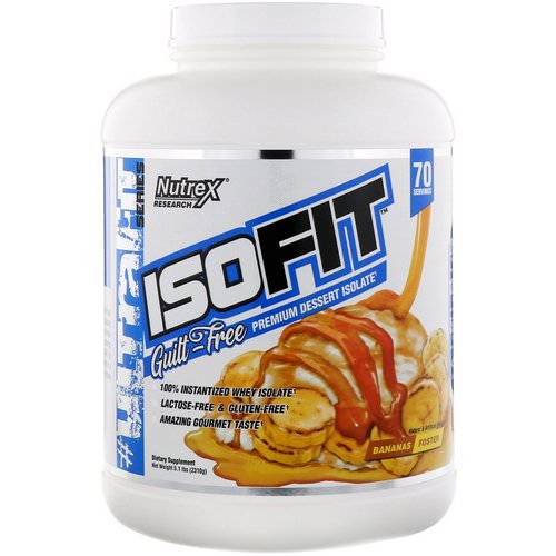 Nutrex Research, IsoFit, Bananas Foster, 5.1 lbs (2310 g) Review