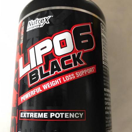 Lipo-6 Black, Extreme Potency, Weight Loss