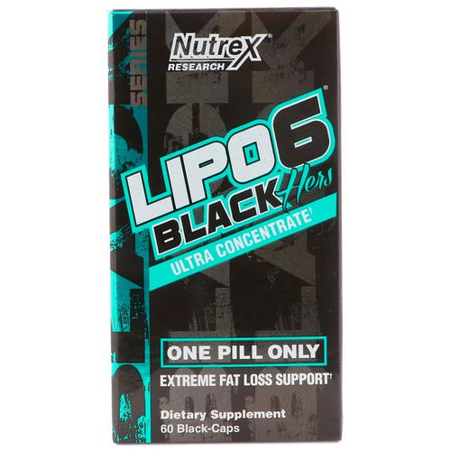 Nutrex Research, Lipo-6 Black Hers, Ultra Concentrate, 60 Black-Caps Review