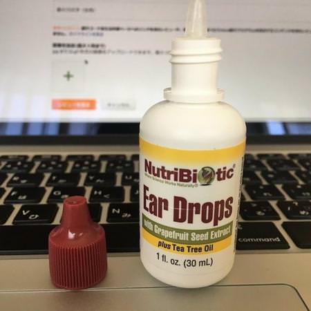 NutriBiotic, Ear Drops with Grapefruit Seed Extract plus Tea Tree Oil, 1 fl oz (30 ml) Review
