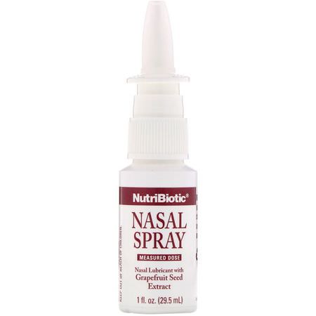 NutriBiotic, Nasal Spray, Nasal, Sinus Supplements
