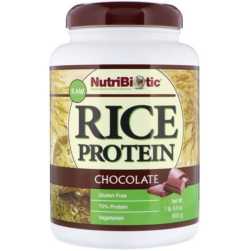 NutriBiotic, Raw Rice Protein, Chocolate, 1.43 lbs (650 g) Review