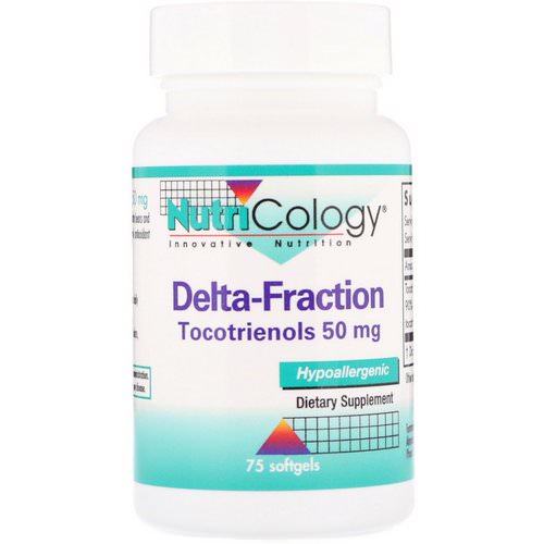 Nutricology, Delta-Fraction, Tocotrienols, 50 mg, 75 Softgels Review