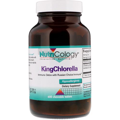 Nutricology, King Chlorella, 600 Chewable Tablets Review