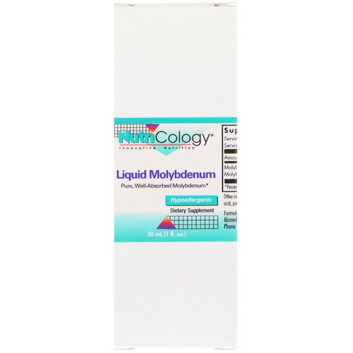 Nutricology, Liquid Molybdenum, 1 fl oz (30 ml) Review