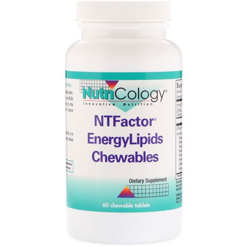 Nutricology, NTFactor EnergyLipids Chewables, 60 Chewable Tablets Review