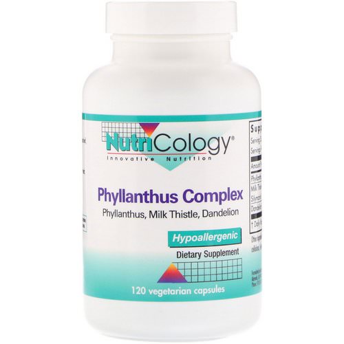 Nutricology, Phyllanthus Complex, 120 Vegetarian Capsules Review
