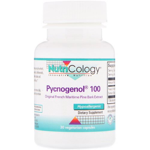 Nutricology, Pycnogenol 100, 30 Vegetarian Capsules Review