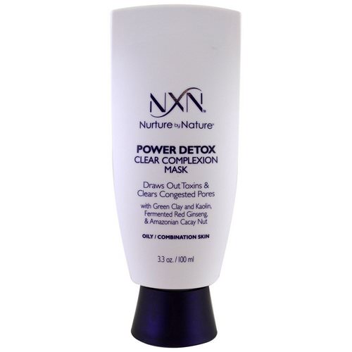 NXN, Nurture by Nature, Power Detox, Clear Complexion Mask, Oily / Combination Skin, 3.3 oz (100 ml) Review