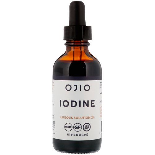 Ojio, Iodine, Lugol's Solution 2%, 2 fl oz (60 ml) Review