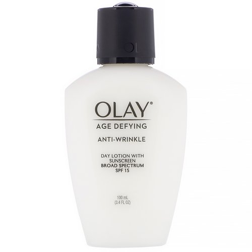 Olay, Age Defying, Anti-Wrinkle, Day Lotion with Sunscreen, SPF 15, 3.4 fl oz (100 ml) Review