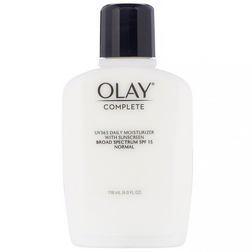 Olay, Complete, UV365 Daily Moisturizer, SPF 15, Normal, 4.0 fl oz (118 ml) Review