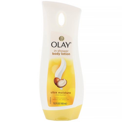 Olay, In-Shower Body Lotion, Ultra Moisture Shea Butter, 15.2 fl oz (450 ml) Review