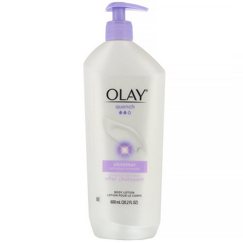 Olay, Quench, Shimmer Body Lotion, 20.2 fl oz (600 ml) Review