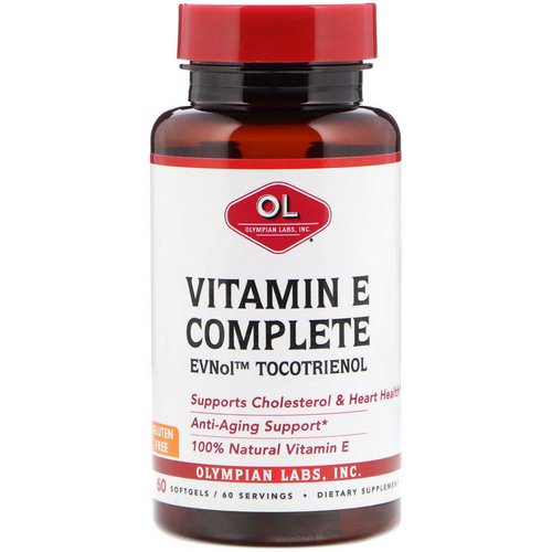 Olympian Labs, Vitamin E Complete, 60 Softgels Review