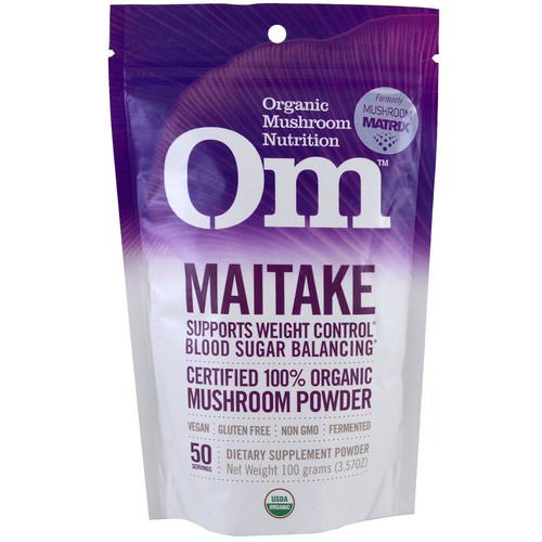 Organic Mushroom Nutrition, Maitake, Mushroom Powder, 3.57 oz (100 g) Review