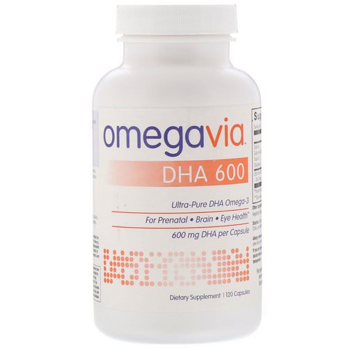 OmegaVia, DHA 600, 120 Capsules Review