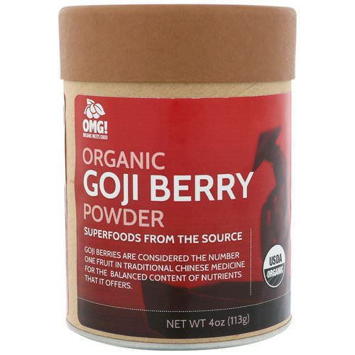 OMG! Organic Meets Good, Organic, Goji Berry Powder, 4 oz (113 g) Review
