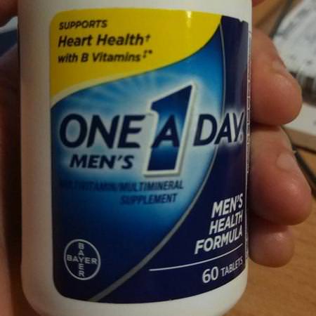 One-A-Day, Men's Health Formula, Multivitamin/Multimineral, 200 Tablets Review