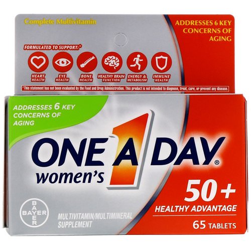 One-A-Day, Women's 50+, Healthy Advantage, 65 Tablets Review
