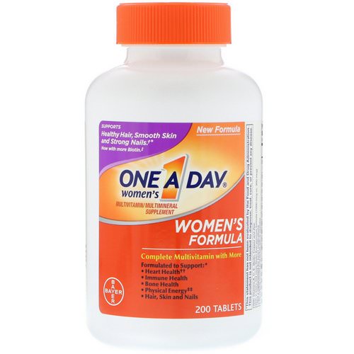 One-A-Day, Women's Formula, Multivitamin/Multimineral Supplement, 200 Tablets Review
