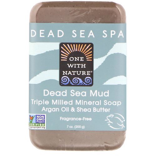 One with Nature, Triple Milled Mineral Soap Bar, Dead Sea Mud, Fragrance-Free, 7 oz (200 g) Review