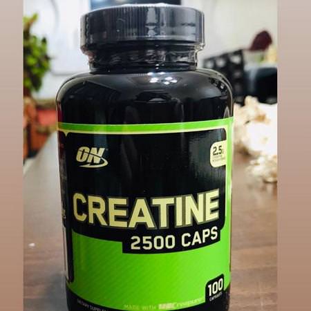 Optimum Nutrition, Creatine 2500 Caps, 2.5 g, 200 Capsules Review