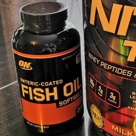 Supplements Fish Oil Omegas EPA DHA Omega-3 Fish Oil Optimum Nutrition