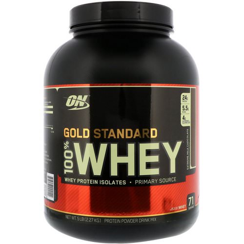 Optimum Nutrition, Gold Standard, 100% Whey, Extreme Milk Chocolate, 5 lbs (2.27 kg) Review