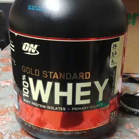 Optimum Nutrition, Gold Standard, 100% Whey, French Vanilla Creme, 5 lbs (2.27 kg) Review