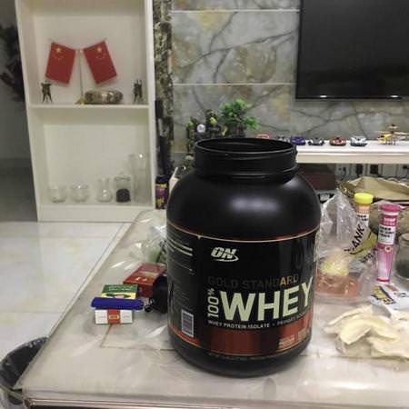Optimum Nutrition, Gold Standard, 100% Whey, Strawberry Banana, 2 lbs (907 g) Review