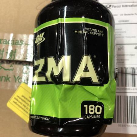 Sports Nutrition Post-Workout Recovery ZMA Optimum Nutrition