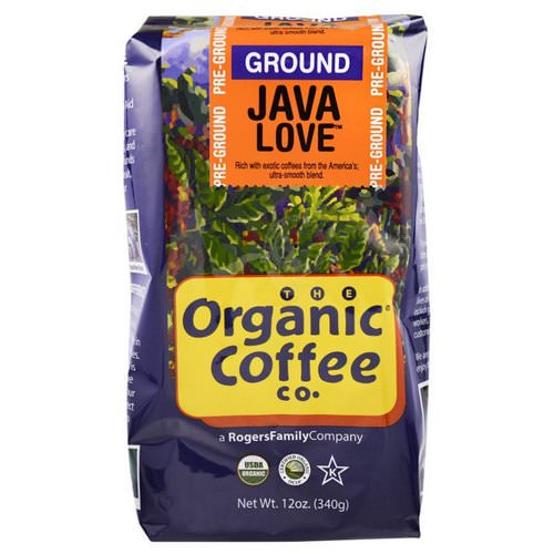 Organic Coffee Co, Java Love, Pre Ground, 12 oz (340 g) Review