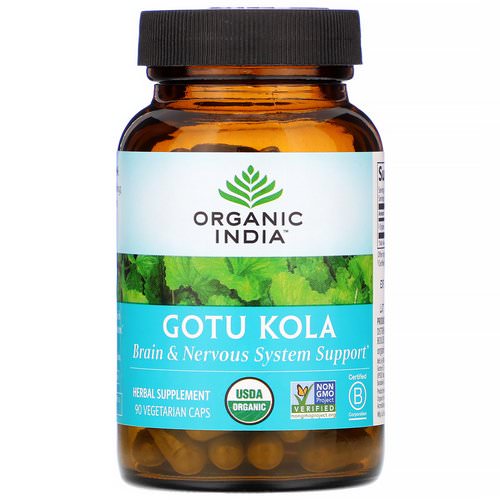 Organic India, Gotu Kola, 90 Vegetarian Caps Review