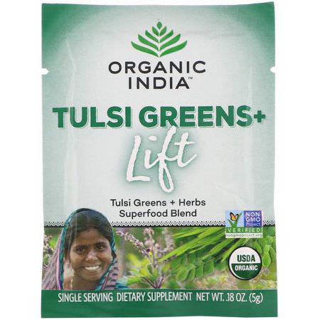 Organic India, Greens Blends, Herbal Formulas