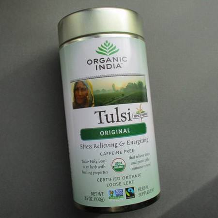 Organic India, Tulsi Tea, Herbal Tea