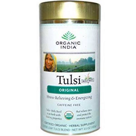 Organic India, Tulsi Loose Leaf Tea, Holy Basil, Original, Caffeine Free, 3.5 oz (100 g) Review