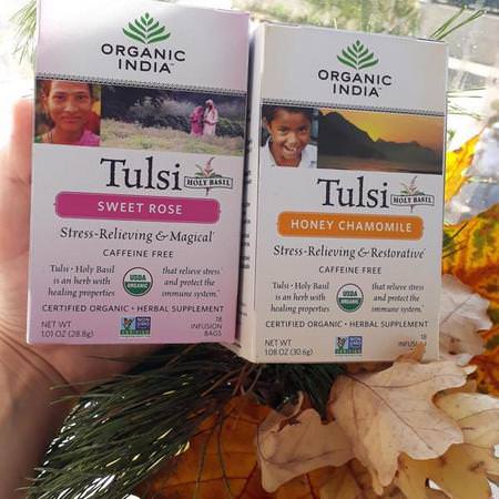 Organic India, Tulsi Tea, Herbal Tea